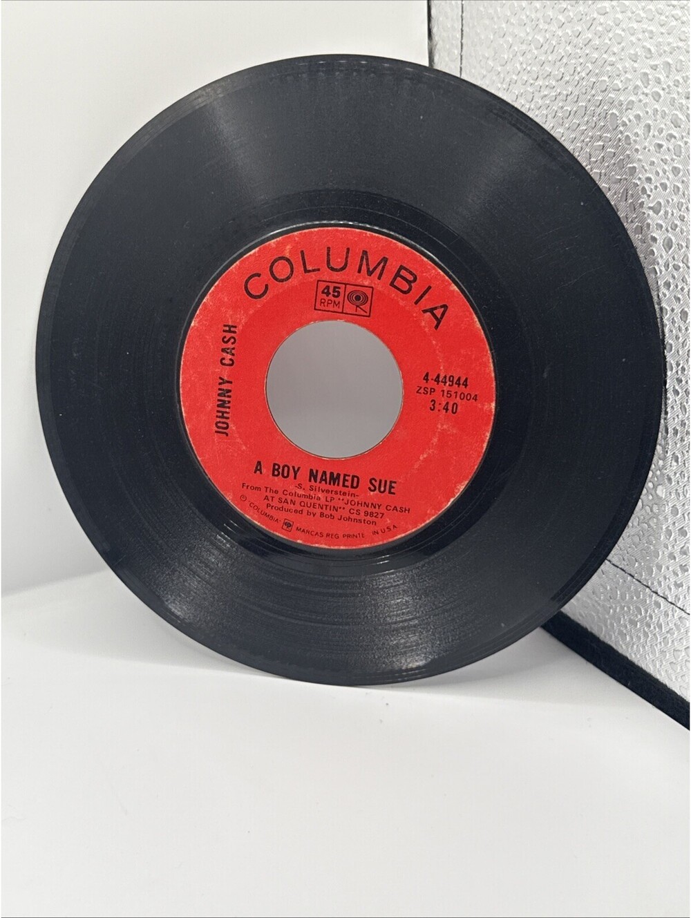 Johnny Cash. A Boy Named Sue/ San Quentin 45 rpm